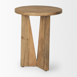 Mattius Accent Table in Light Brown