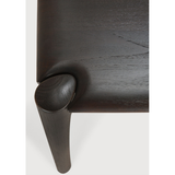 PI Dining Table Teak Dark Brown 55"