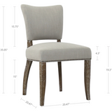 Luther Dining Chair - Oyster