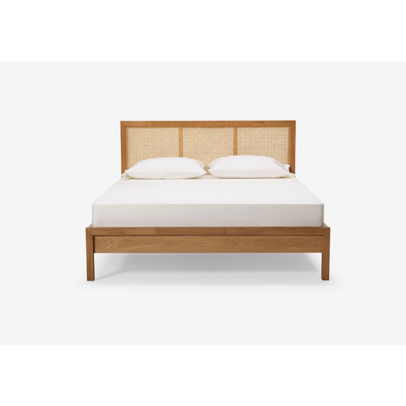 Marcel Cane Bed King in Oak