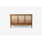 Marcel Cane Bed King in Oak