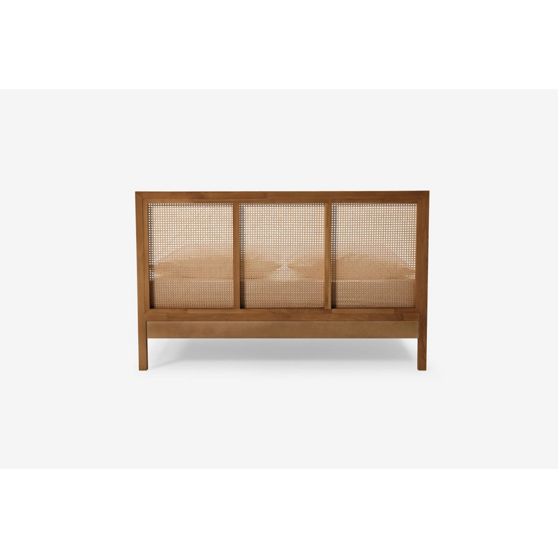 Marcel Cane Bed King in Oak