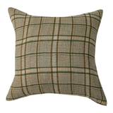 Carrie Cushion in Olive/Natural