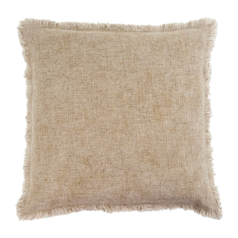 Selena Linen Cushion - Natural