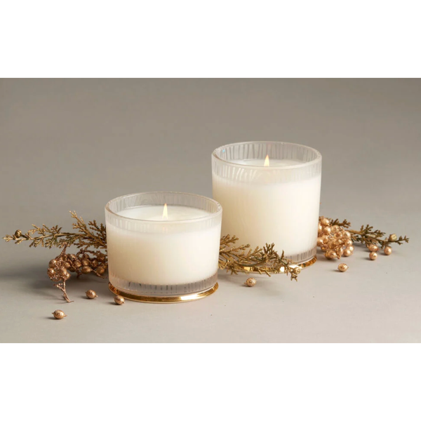 Frasier Fir Frosted Wood Grain Candle