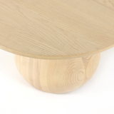 Merla Wood Bunching Table in Natural Ash