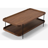 Sage Rectangular Coffee Table in Walnut