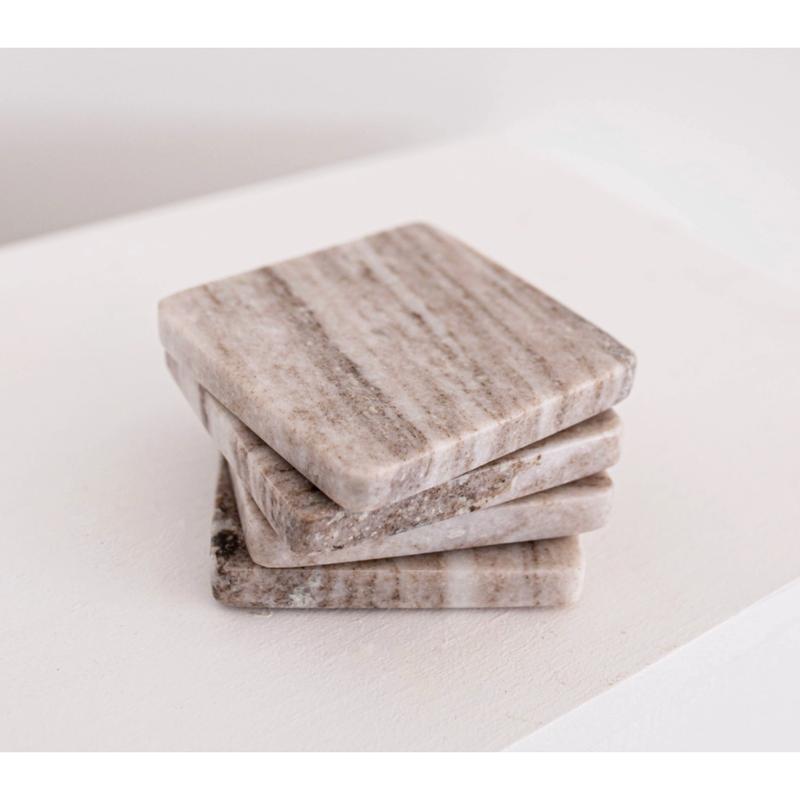 Marble Coasters (Set of 4)