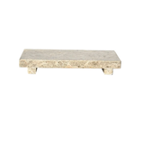 Marble Serving Stand in Beige