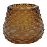 Glass Pinecone Tealight Votive - 2 Colours