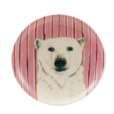 Stoneware Holiday Animal Plate - 4 Styles