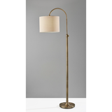 Barton Floor Lamp in Antique Brass
