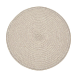 Urban Two Tone Woven Round Vinyl Placemat