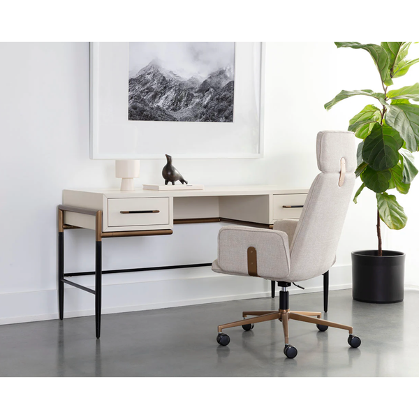 Weldrick Desk in Cream