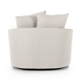 Chloe Swivel Chair in Delta Bisque