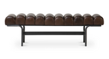 Harrison Bench in Dark Brown