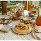 Culver Woven Table Runner in Oyster