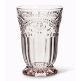 Pink Flower Wine Glass