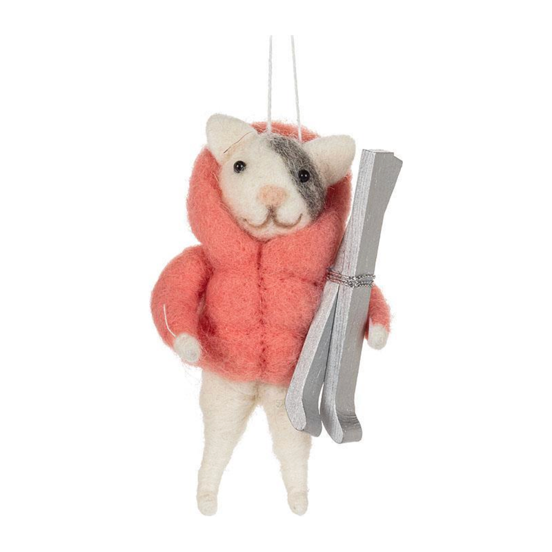 Puffy Coat Animal Ornament