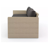 Leroy Outdoor Sofa in Washed Brown/Venao Charcoal