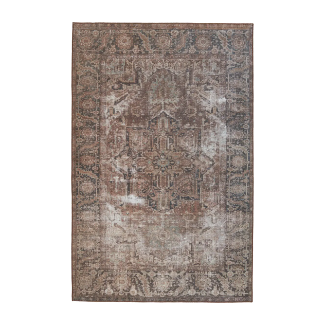 Harma Rug Harman Rug in Brown/Tan/Blue
