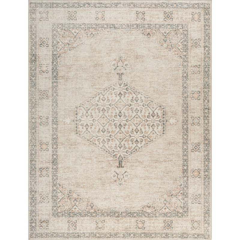 Lila Rug in Bone/ Wheat