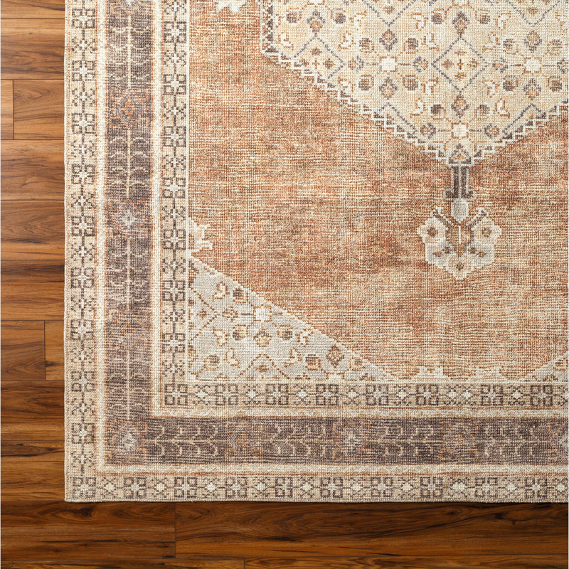 Lila Rug in Saddle/ Tan