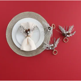 Frosted Fir Napkin Rings