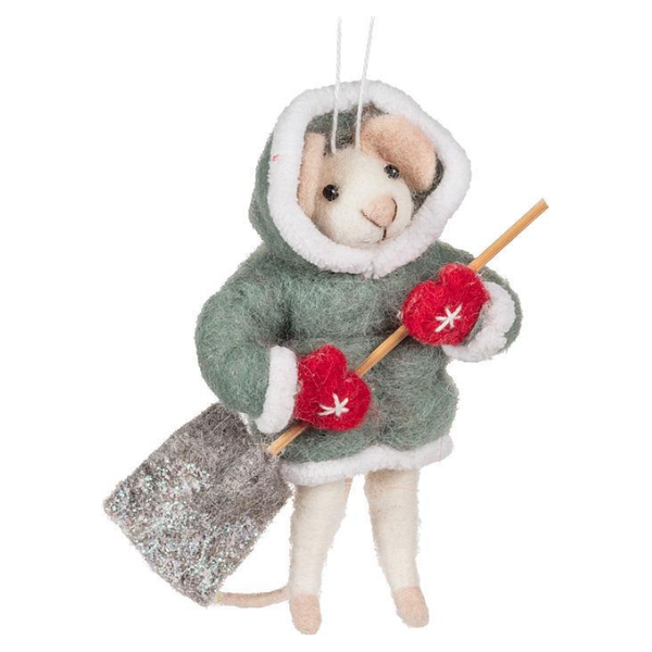 Mouse with Shovel Ornament