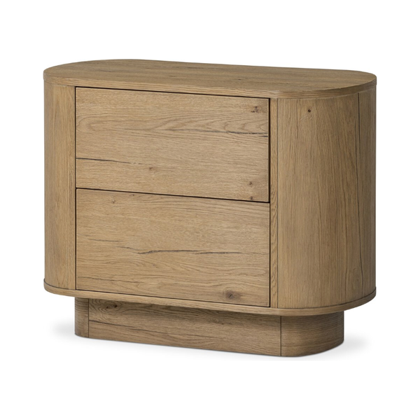 Paden Nightstand in Worn Oak Veneer