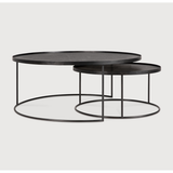 Tray Round Coffee Table Set