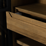 Millie Double Cabinet in Matte Black