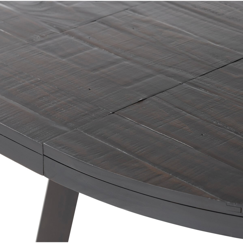 Eberwin Round Ext Dining Table in Dark Carbon