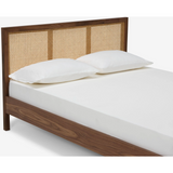 Marcel Cane Bed - Walnut