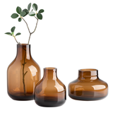 Beau Mini Bottle Wide Glass Vase