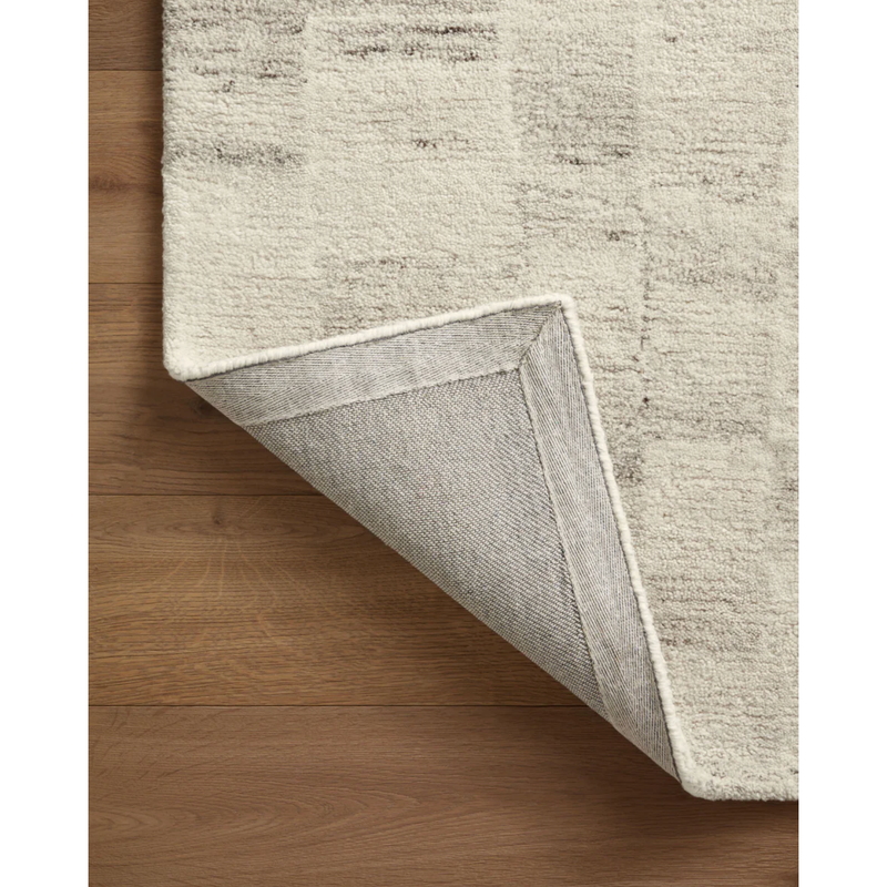 Rocky Rug in Ivory/Silver