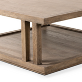 Charley Coffee Table in Warm Natural Oak