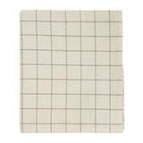 Check Print Tablecloth | Taupe