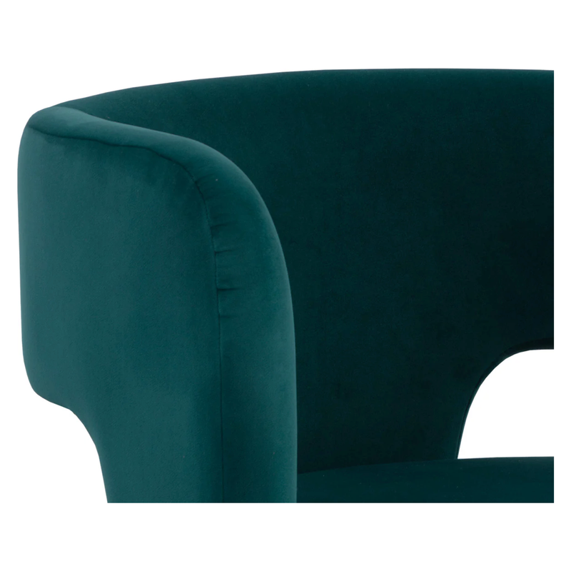 Isidore Chair in Meg Teal