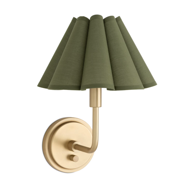 Polly Sconce Single - Green