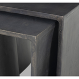 Sonya Outdoor End Table - Distressed Bronze