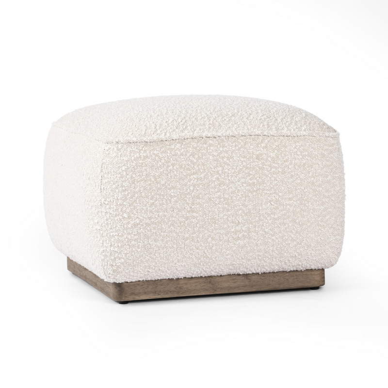 Sinclair Square Ottoman in Knoll Natural