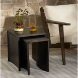 Sonya Outdoor End Table - Distressed Bronze
