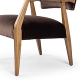 Tyler Armchair in Surrey Cocoa