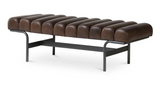 Harrison Bench in Dark Brown