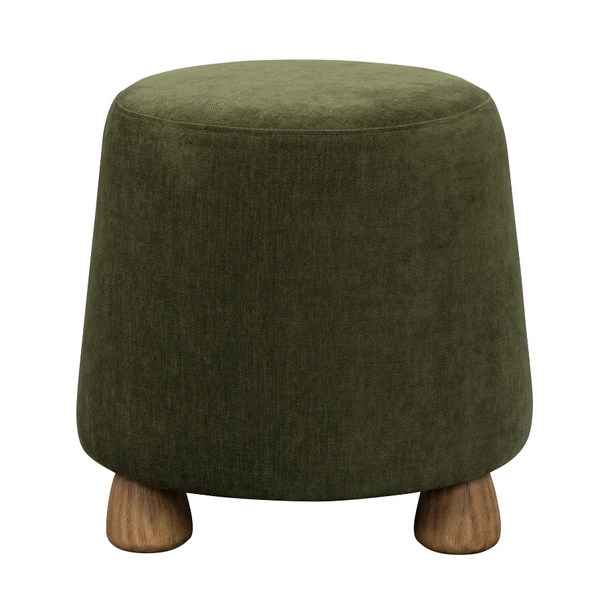 Giselle Ottoman in Olive