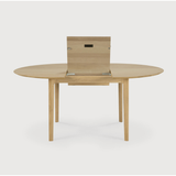 Oak Bok Round Extendable Dining Table