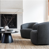 Aspen Swivel Chair - Charcoal