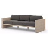Leroy Outdoor Sofa in Washed Brown/Venao Charcoal