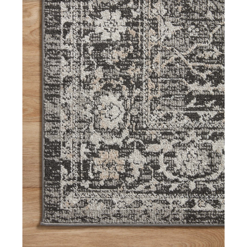 Odette Rug Collection - Charcoal and Silver